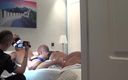 Crunch French bareback porn: ウェブカメラとNoel Santo Ro積生によって彼の友人にベッドの朝に驚き