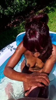 Pool Interracial Blowjob Und Fick-orgie, Ffffm