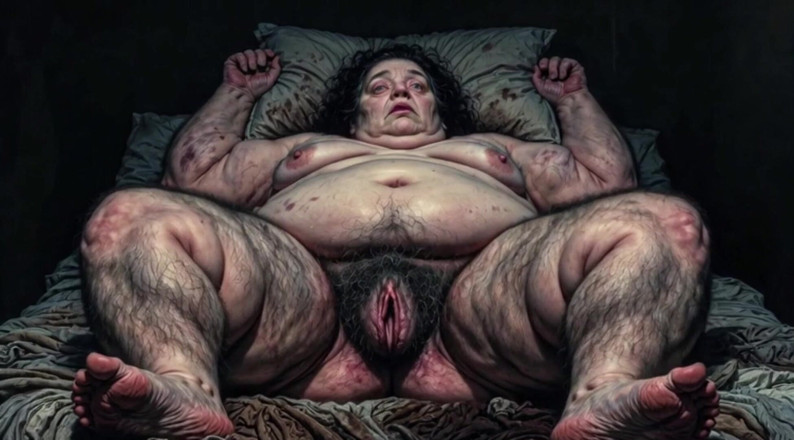 YOUR BEST FANTASY: Cachonda gorda grandota con coño peludo, masturbación en solitario - orgasmo...