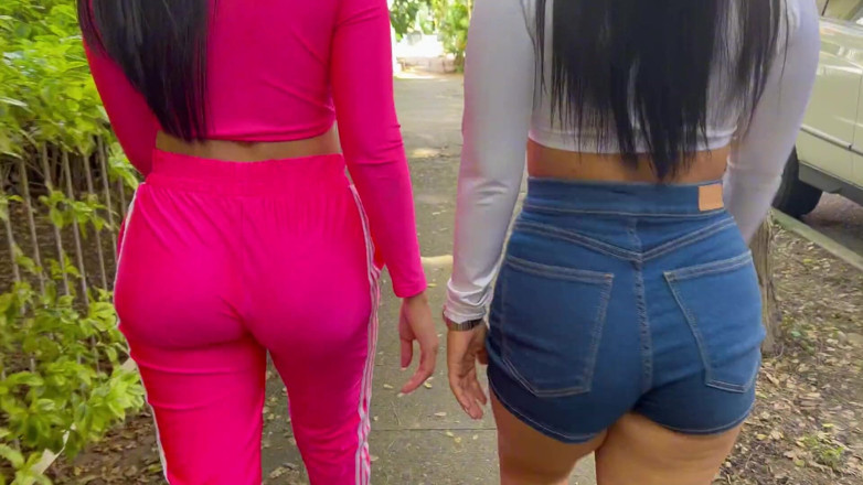 Andres Acosta: Vollbusige latinas spazieren zum sexshop, um dessous zum ficken zu...