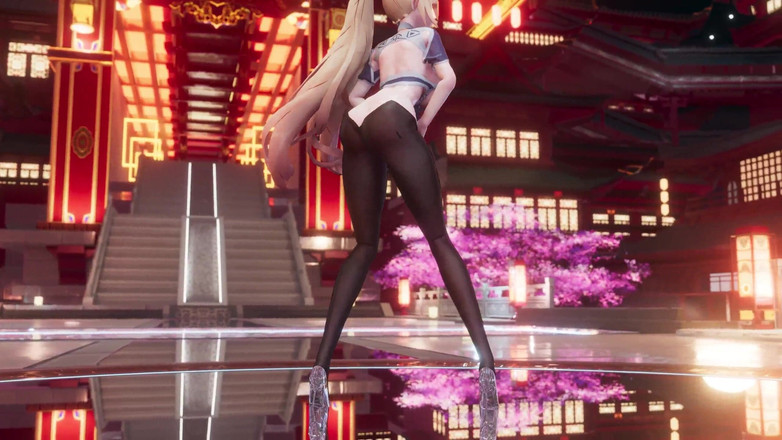 MikuMotion: [mmd] 幽兰戴尔 提线木偶 情趣制服黑丝