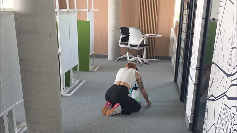 LuTosT: I Met Her While She Was Cleaning the Office, I...