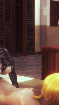 Yaoi Femboy - Erito usa cuero y hace Annalingus mientras se masturba y se la follan