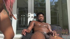 Faeandcheta: O curvă minionă ejaculează pe pulă