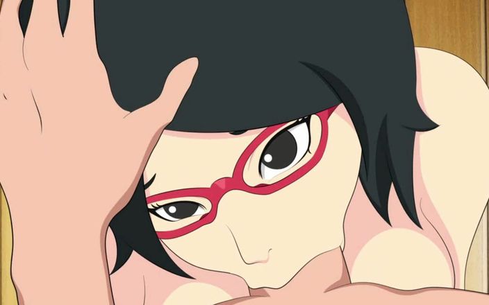 Hentai ZZZ: Hentai Sarada Uchiha avsugning Boruto: Naruto nästa generationer