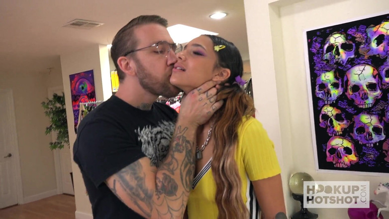 Hookup Hotshot: Exotic teen Kitty Carrera gets hardcore fuck