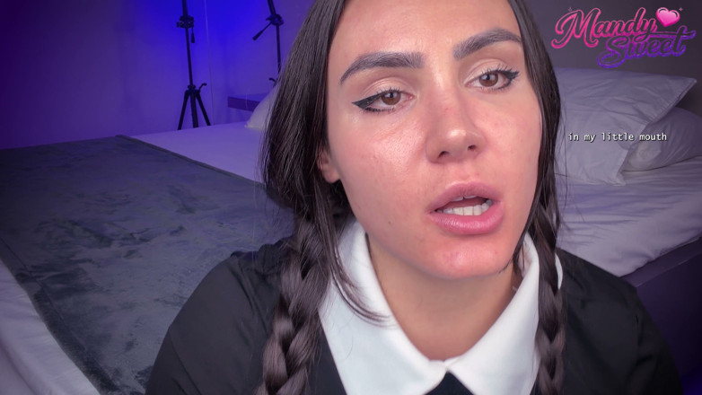 Mandy Sweet studio: Guided Handjob Wednesday Knows How to Be Evil and You...