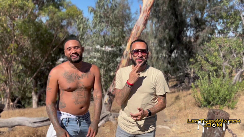 Let them watch: Solo Jerk off Straight Guy Blows Huge Load Thug Tatted...