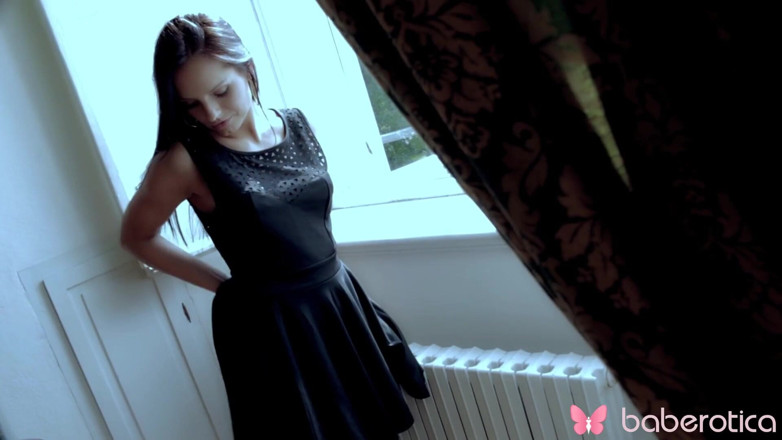 Baberotica: Hot Kari is about to take off her dress and...
