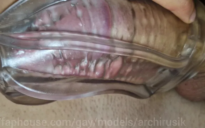 ArchiRusik: Squirting Hot Cum Without Hands From Daddy's Fucking Fuck in...