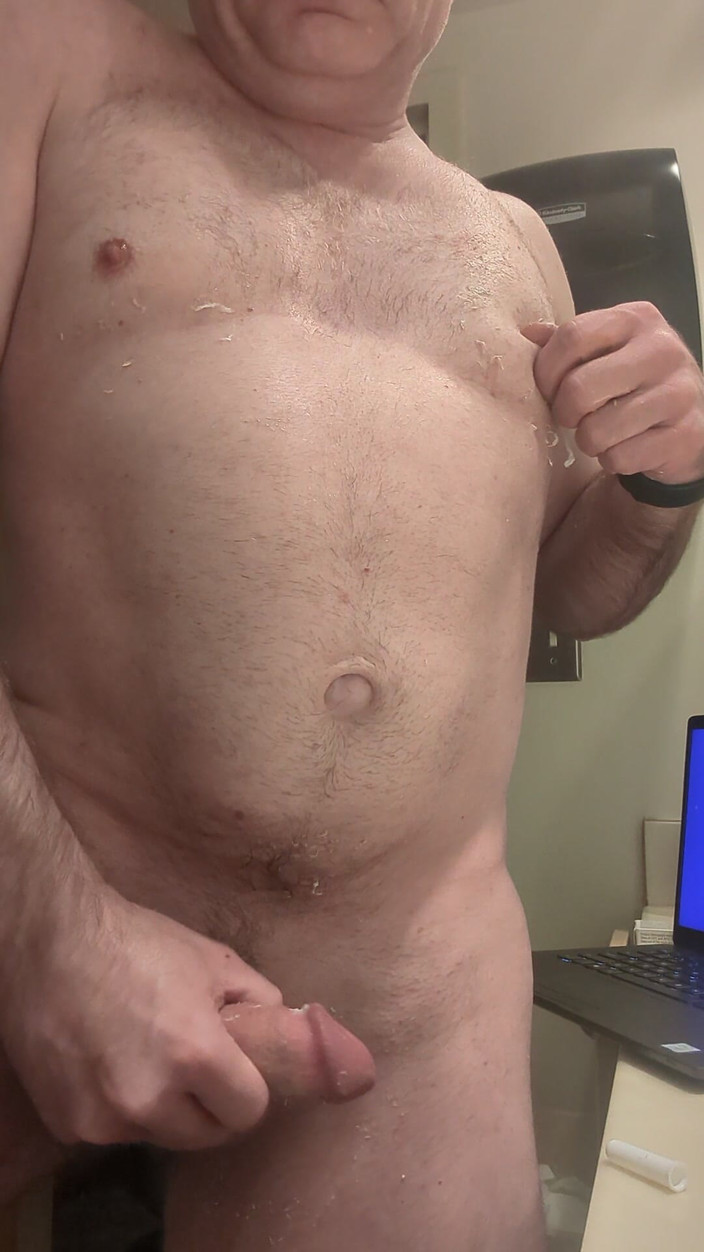 Sperma bukkake: My Shaved Cock