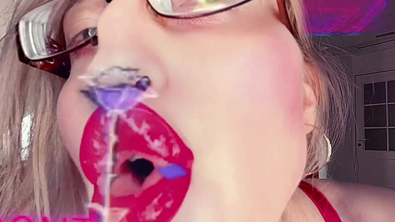 FinDom Goaldigger: 娘娘腔的红色口红