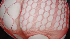 Curvy Body, Showing Pussy, Sexy Fishnet