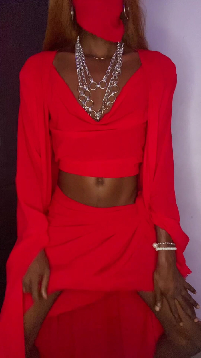 Cilia Hung: The Lady in Red with Carrot