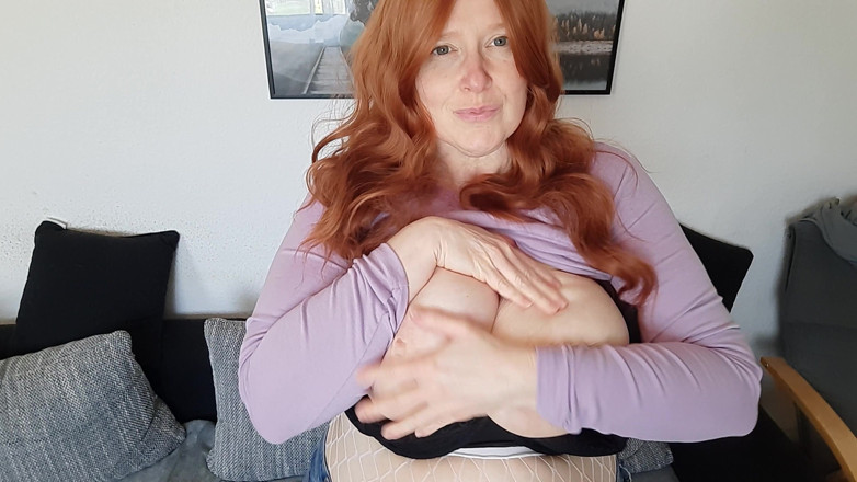Curly_Dreams: My Tits Are Too Big for My Little Hands
