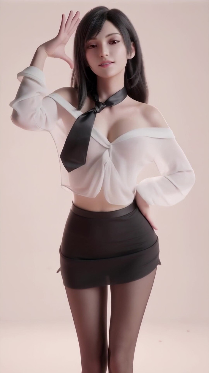 3D-Hentai Games: 티파의 자신감 넘치는 댄스(sistar - So Cool)