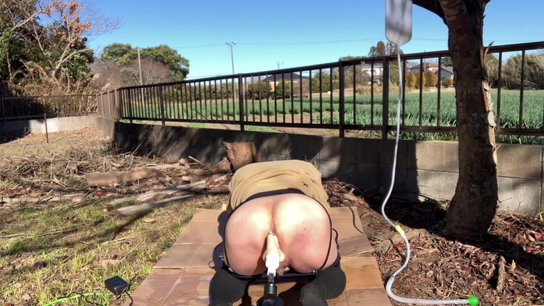 megu2002: Self-training No. 75: Milk Enema Endurance Walk