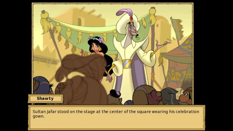 Cartoon Play: Iris quest Jasmine Aladdin, частина 2 - Джафар і його сука Жасмін