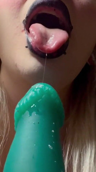 Clown Girl Gives You a Sloppy Vaping Blow Job