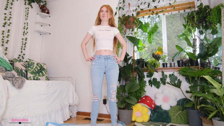 Destination Kat: Wet Jeans and Panty