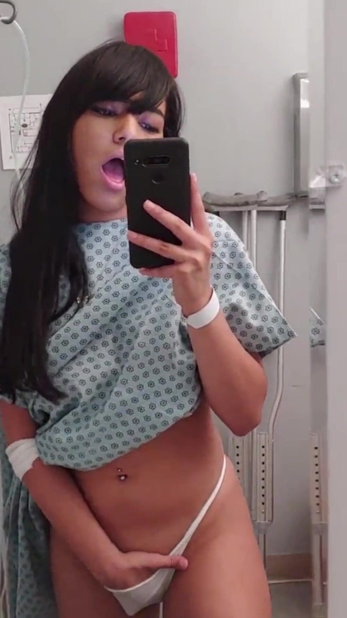 CamSoda: Busty Big Ass Quarantined Teen Almost Caught Masturbating in Hospital...