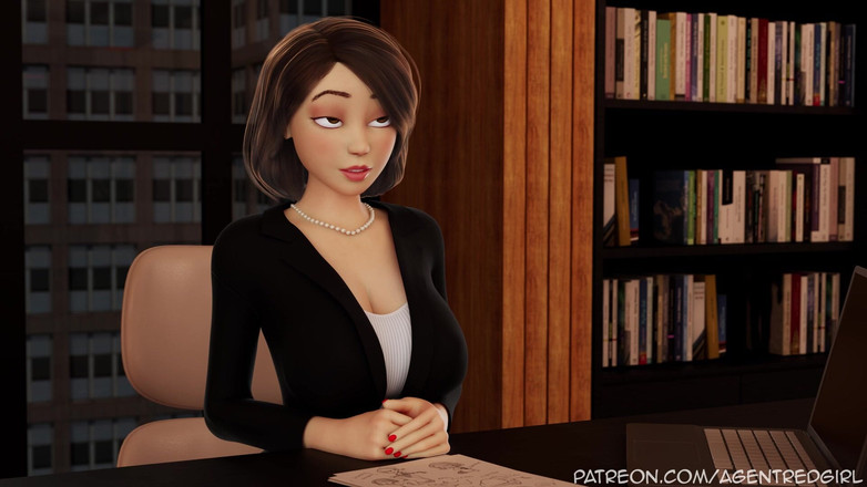 Agent Red Girl: Mommy's Quest 2 - Futanari Dominatrix nắm tay, đi tiểu, đụ mặt và tát...