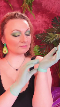 Відео фетишу Asmr - звуки рукавичок медсестри (Арья Грандер)