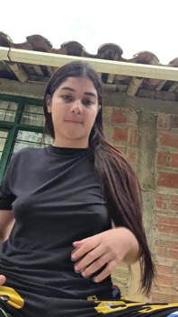 Latina Teen Flashing Boobs