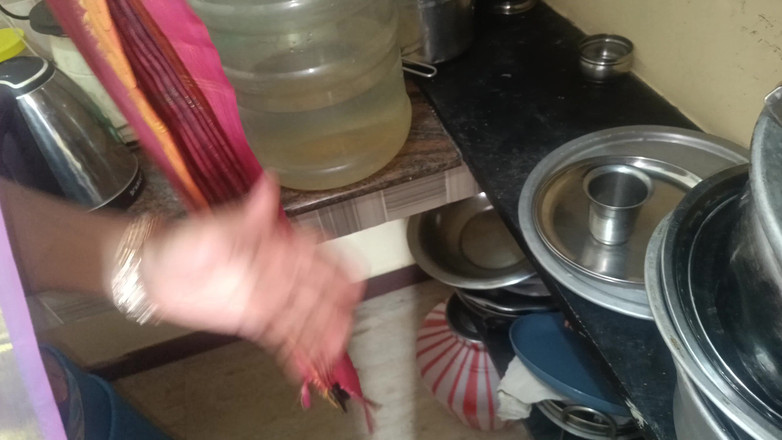 Apple baby: Hemmafru romantik med Pattu Saree