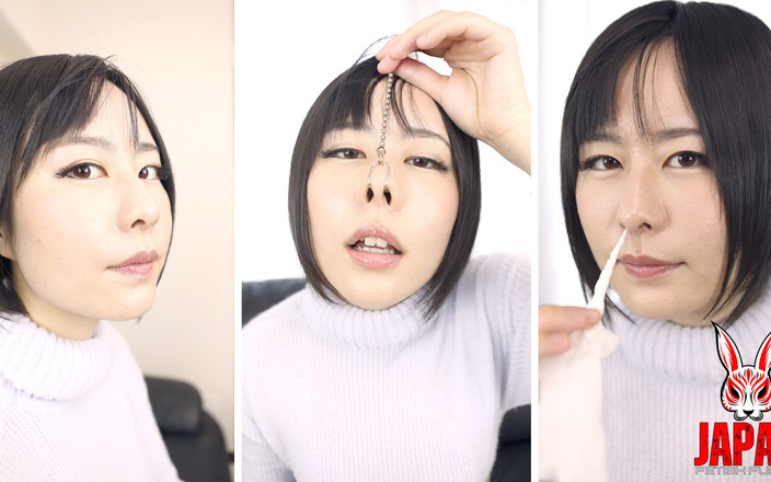 Japan Fetish Fusion: POV: Yuki Makimura proniká jejím nosem a kape na tebe...