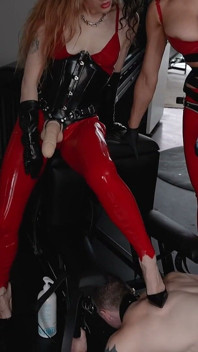 Ruined Orgasm From Two Dommes - Goddess Tangent and Roxanne Waters