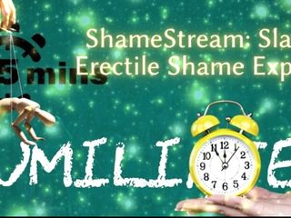 Goddess Misha Goldy: Shamestream: erektionsile scham des sklaven bloßgestellt