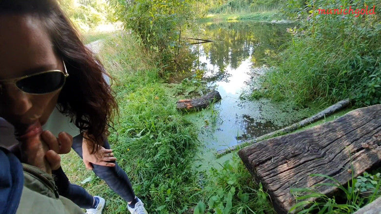 Munichgold: Munichgold's Outdoor Habdjob, Blowjob in the Forest... Have Fun