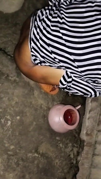 Azgın seksi kız arkadaşımla açık havada sert sikişiyor