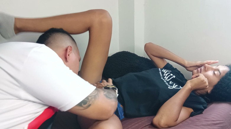 DimitryOfficial: Sucking My Skinny Brunette's Hot Pussy Until She Makes Her...