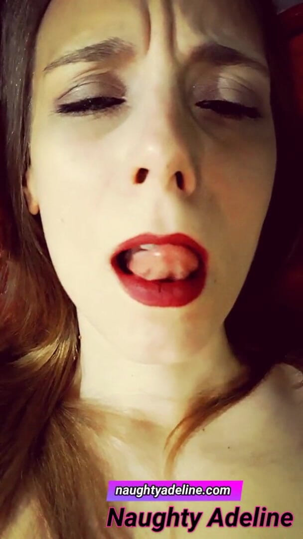 Naughty Adeline: 射在我的阴户里！