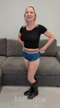 Hunter Boots with Booty Shorts