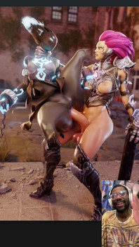 Fury’s Tasty Large Transgender Cock Fucks a Nice Tight Bald Pussy