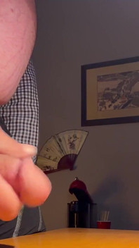 Playing with My Cock at My Desk Again