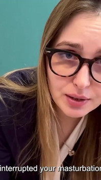 MILF Stepmom catches her stepson jerking off