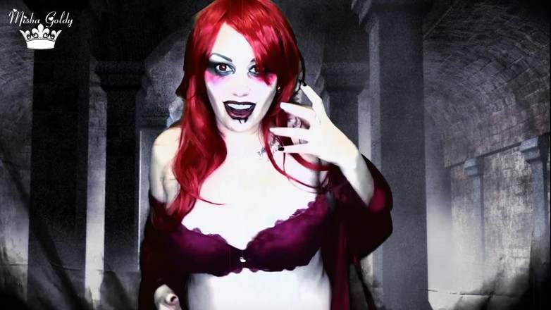Goddess Misha Goldy: Cum Right in Mouth of Dangerous Demon and Become My...