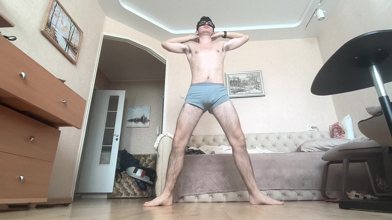webcamboy98: Teen Boy Do Naked Exercises and Squats
