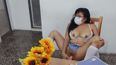 NEGRITA SEXY: Studentfetisch går i uppfyllelse !! Bystiga mogna är upphetsad med sin nya...