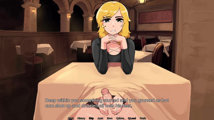 Futavision: Hazelnut latte: restoranda sarışın trans tarafından bakış açısı riskli ayakla...