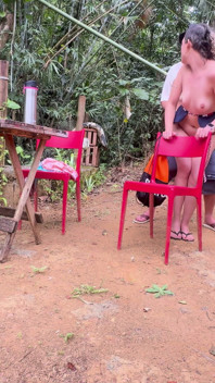 Naughty Woman Gives a Blowjob and Rides a Stranger at the Campsite.