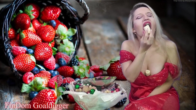FinDom Goaldigger: Porno de comida en estilo de dominación financiera
