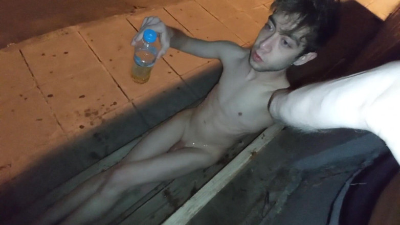 Dan Eagle: Pissen dusche, spanking und sperma