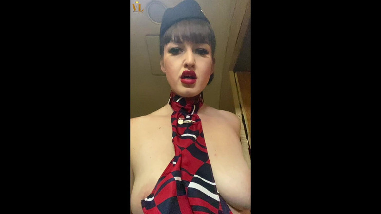 Vivienne l'Amour: Vivienne L'amour - Fucked przez stewardess - Virtual Sex POV