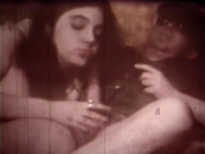 Vintage megastore: Antique hairy brunette fucks with a big cock dude