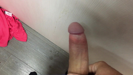 Our Secrets: Fitting room wank while she tries on clothes